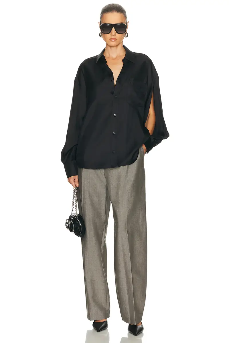 Alexander Wang Slashed Sleeve Button Up Shirt | Thumbnail 5