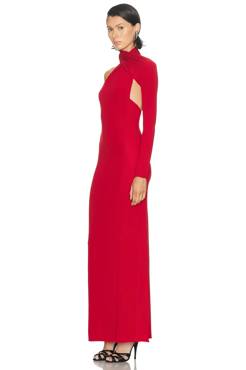 Courrèges One Shoulder Long Dress | Thumbnail 3