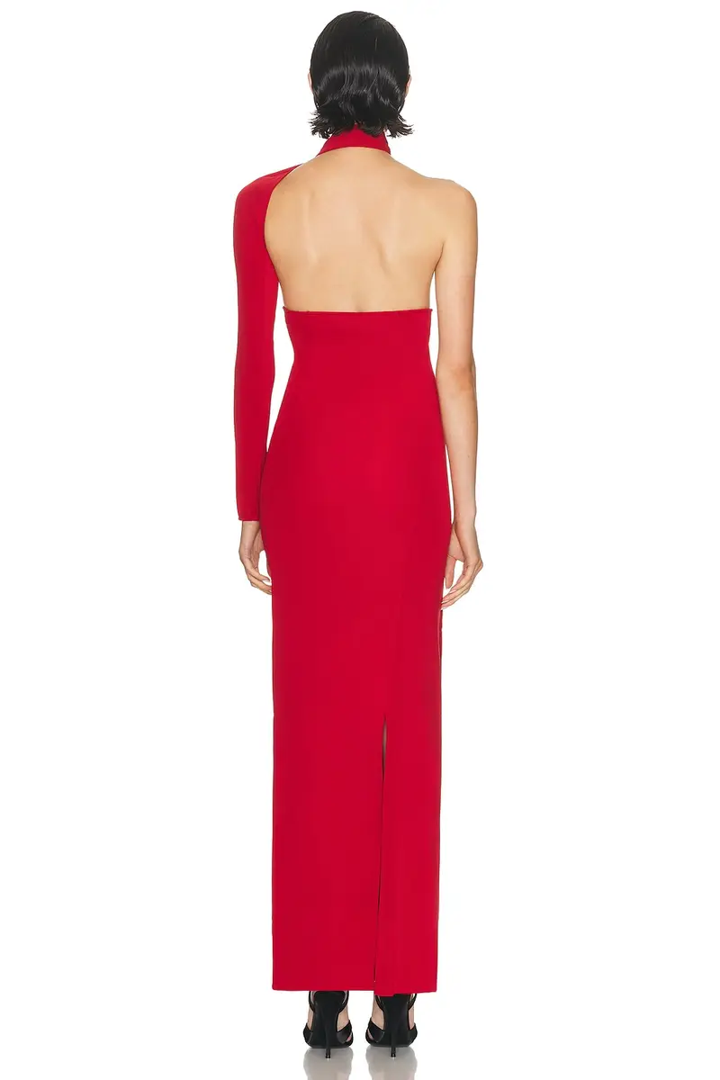 Courrèges One Shoulder Long Dress | Thumbnail 4