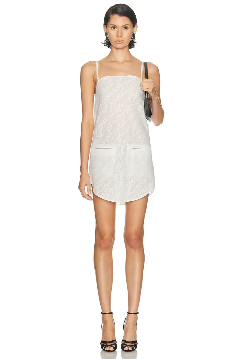 Courrèges Circle Lace Dress