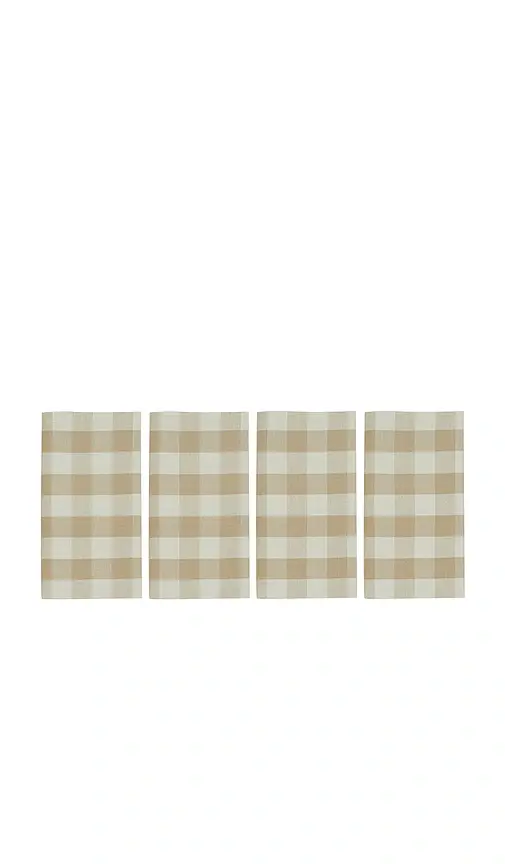 HAWKINS NEW YORK Essential Gingham Napkins Set Of 4