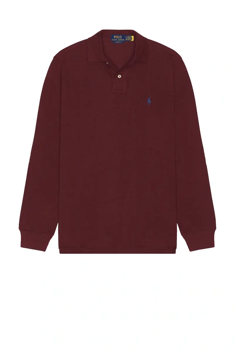 Polo Ralph Lauren Long Sleeve Mesh Polo | Thumbnail 5 Polo Ralph Lauren Long Sleeve Mesh Polo | Thumbnail 5