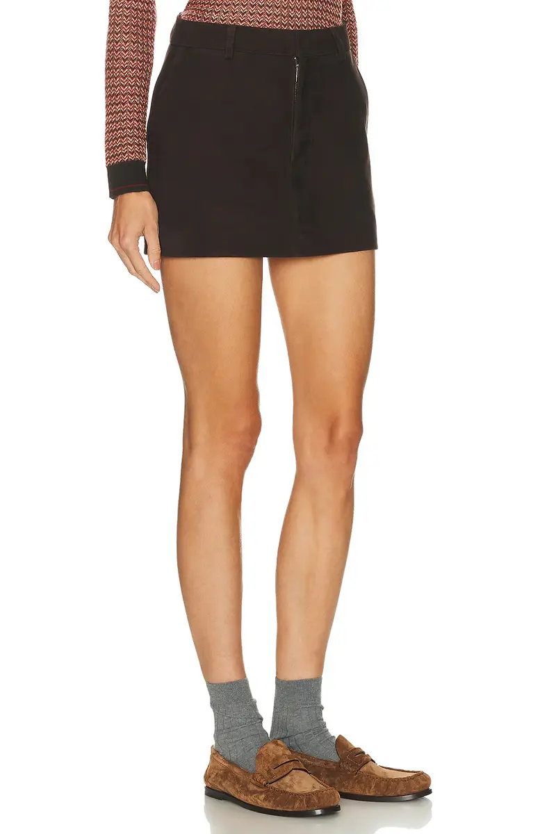 SEROYA Torrance Suede Skirt | Thumbnail 2