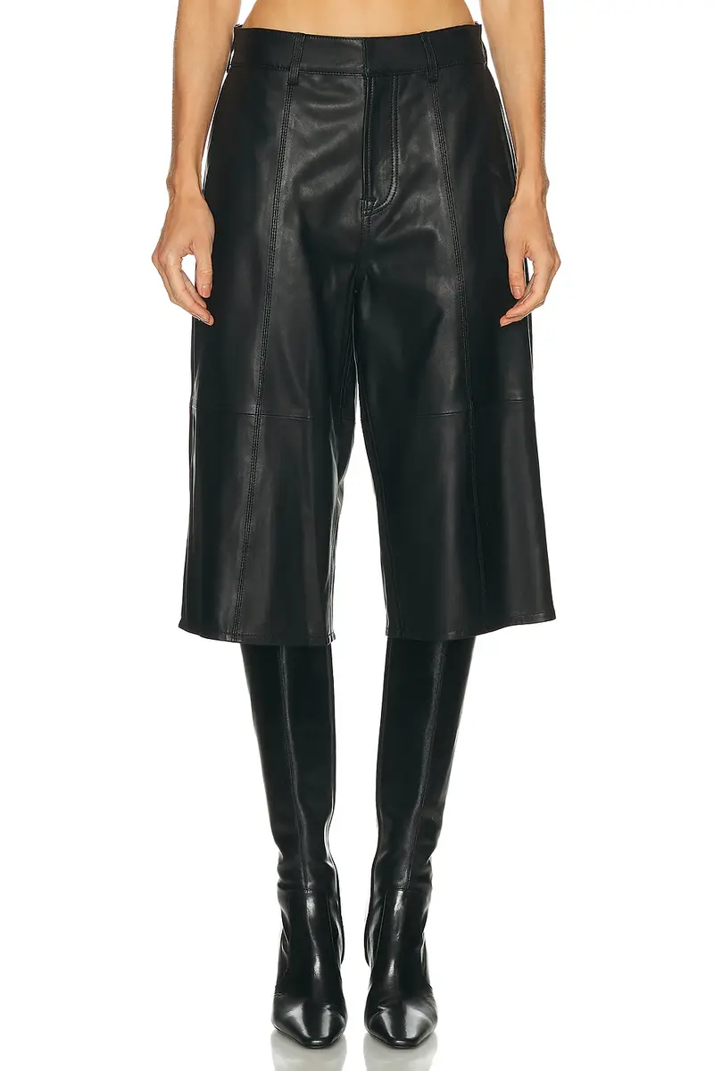 GRLFRND Foster Leather Culotte | Thumbnail 3 GRLFRND Foster Leather Culotte | Thumbnail 3