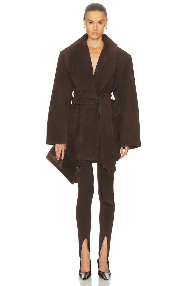 SEROYA Chandra Suede Jacket | Image 1 SEROYA Chandra Suede Jacket | Image 1