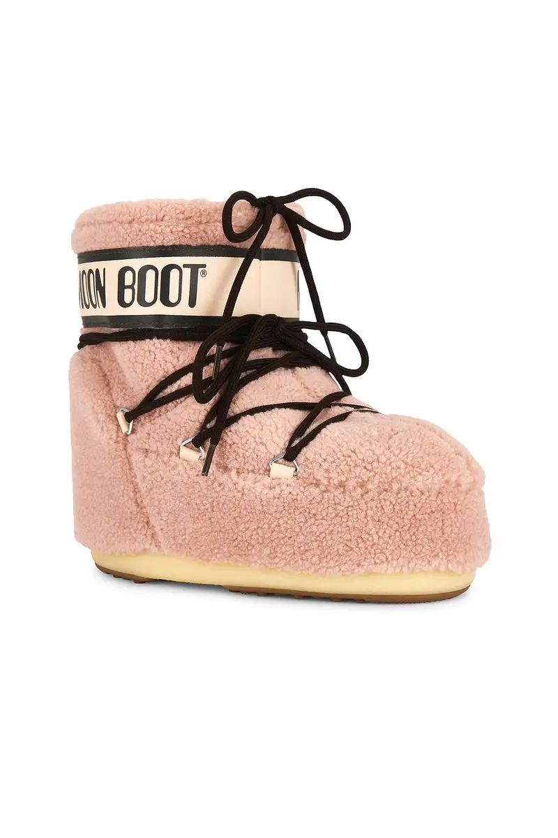 Moon Boot Icon Low Fleece Boot | Thumbnail 2 Moon Boot Icon Low Fleece Boot | Thumbnail 2