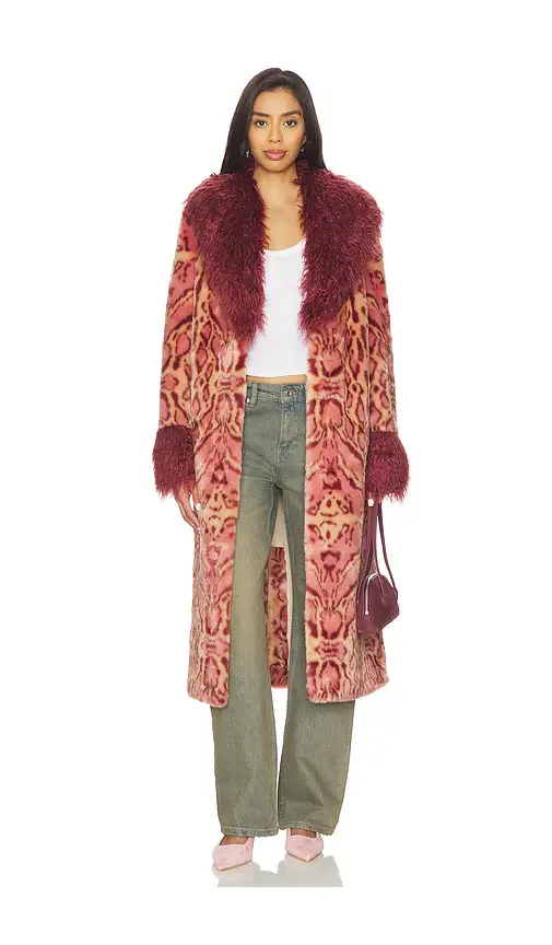 Unreal Fur Cuvee Rose Coat | Thumbnail 2 Unreal Fur Cuvee Rose Coat | Thumbnail 2