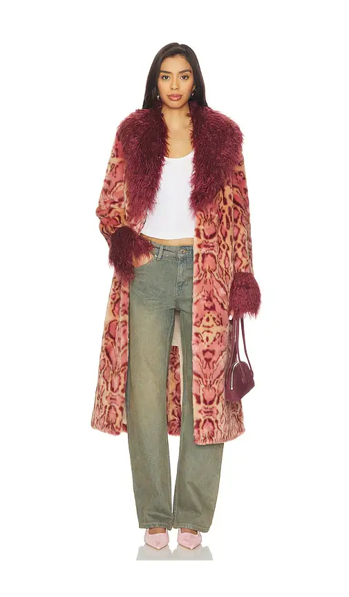 Unreal Fur Cuvee Rose Coat