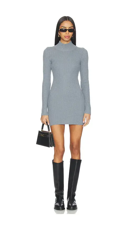 Lovers and Friends Noha Mock Neck Mini Dress