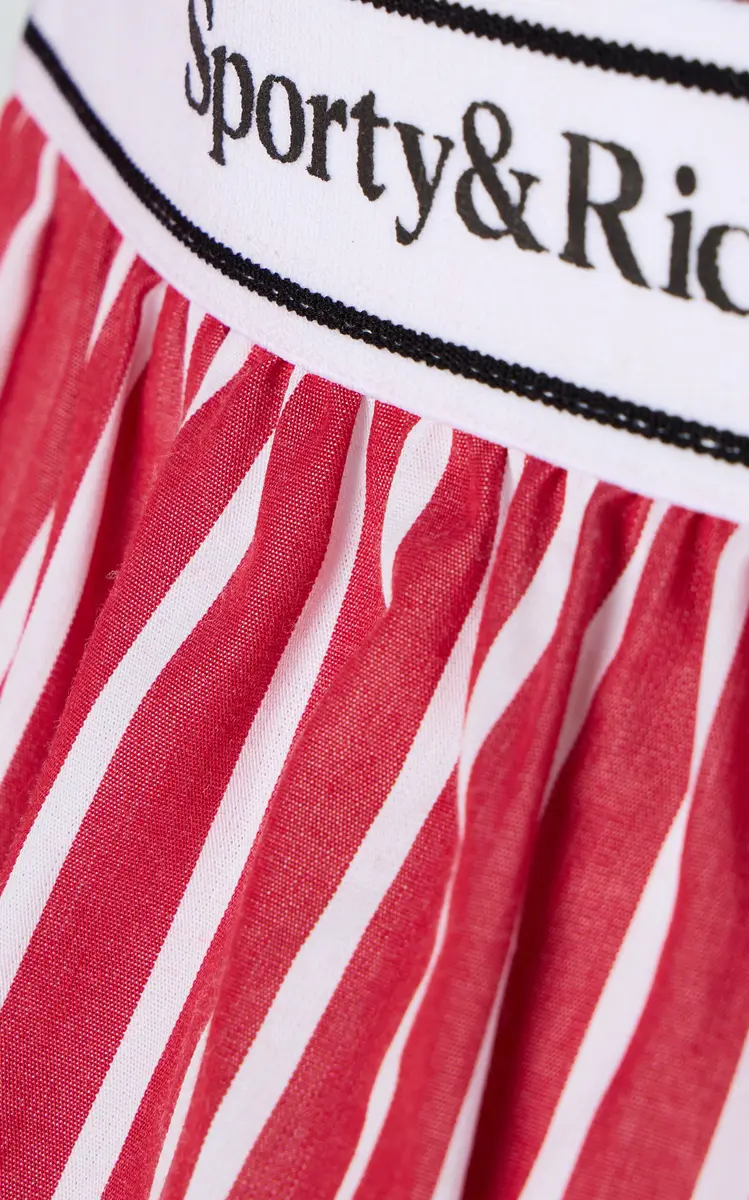 Sporty & Rich Serif Cotton Stiped Logo Boxers | Thumbnail 5 Sporty & Rich Serif Cotton Stiped Logo Boxers | Thumbnail 5