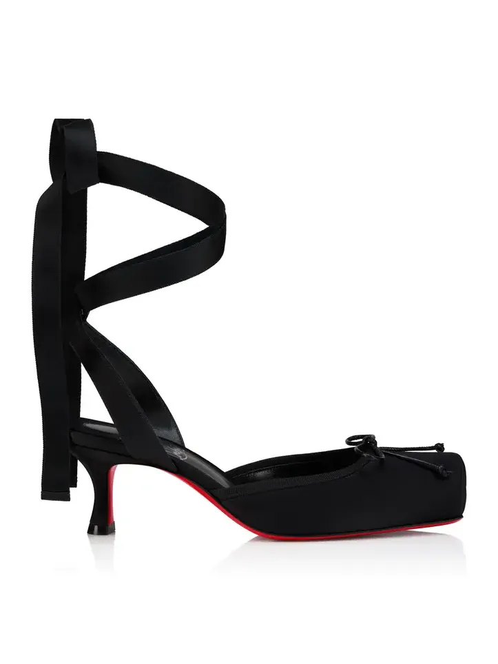 Cassia 55mm Crepe Satin Pumps