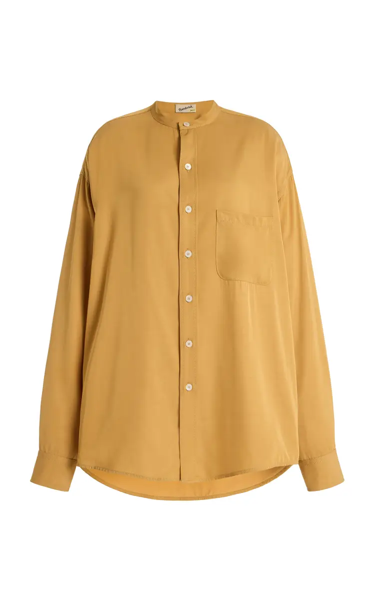 Sanderlak Oversized Draped Viscose Poplin Shirt | Thumbnail 6 Sanderlak Oversized Draped Viscose Poplin Shirt | Thumbnail 6