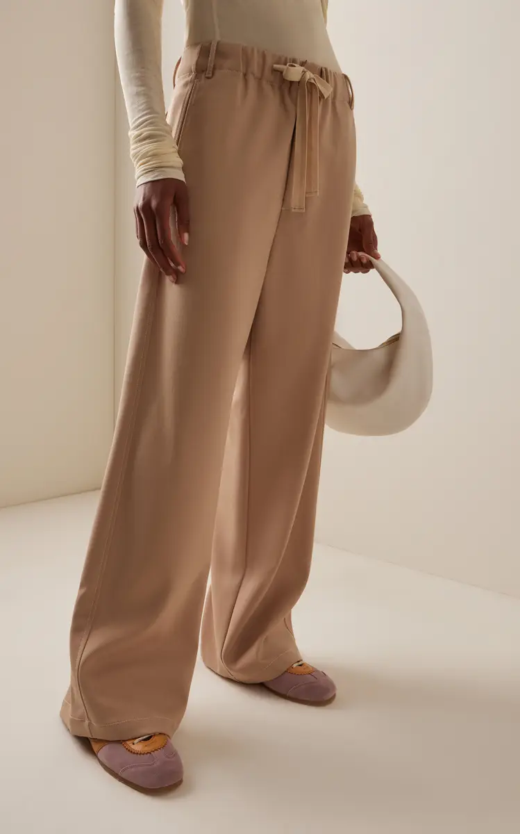 Sanderlak Drawstring Wool-Blend Twill Wide-Leg Pants | Thumbnail 3 Sanderlak Drawstring Wool-Blend Twill Wide-Leg Pants | Thumbnail 3