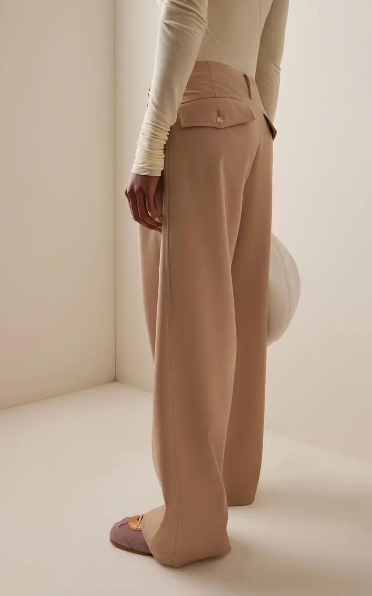 Sanderlak Drawstring Wool-Blend Twill Wide-Leg Pants | Thumbnail 4 Sanderlak Drawstring Wool-Blend Twill Wide-Leg Pants | Thumbnail 4