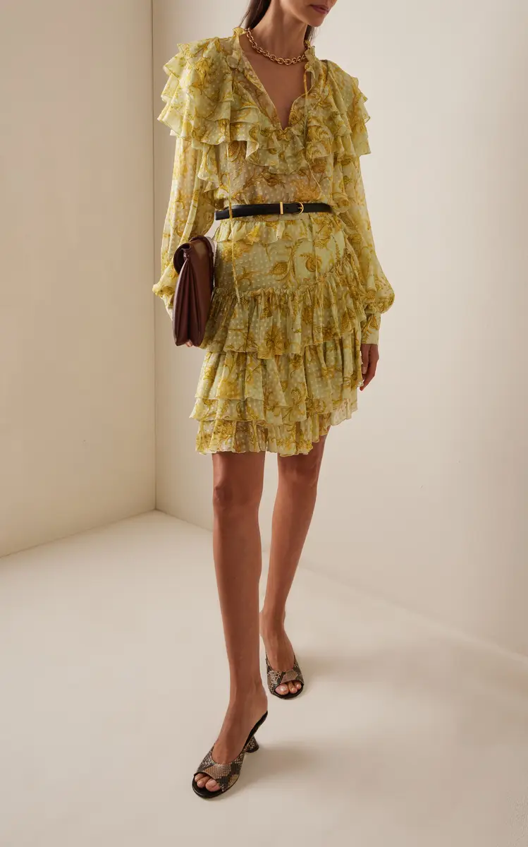 Etro Ruffled Silk-Blend Mini Skirt | Thumbnail 2 Etro Ruffled Silk-Blend Mini Skirt | Thumbnail 2