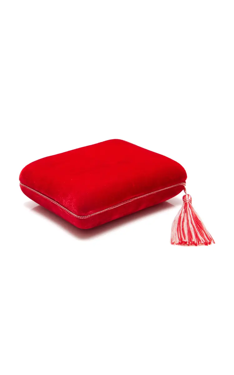 Sophie Bille Brahe Velvet Lily Rouge Jewelry Case | Image 1 Sophie Bille Brahe Velvet Lily Rouge Jewelry Case | Image 1
