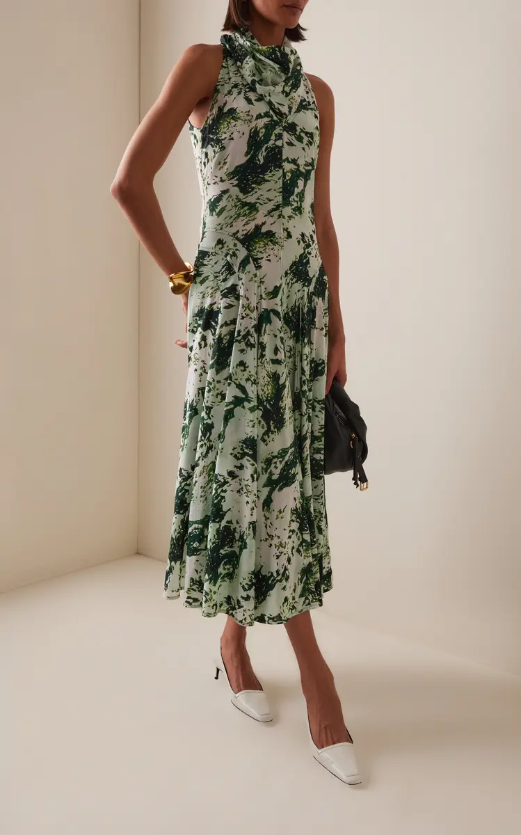 Proenza Schouler Adelide Printed Midi Dress | Thumbnail 2