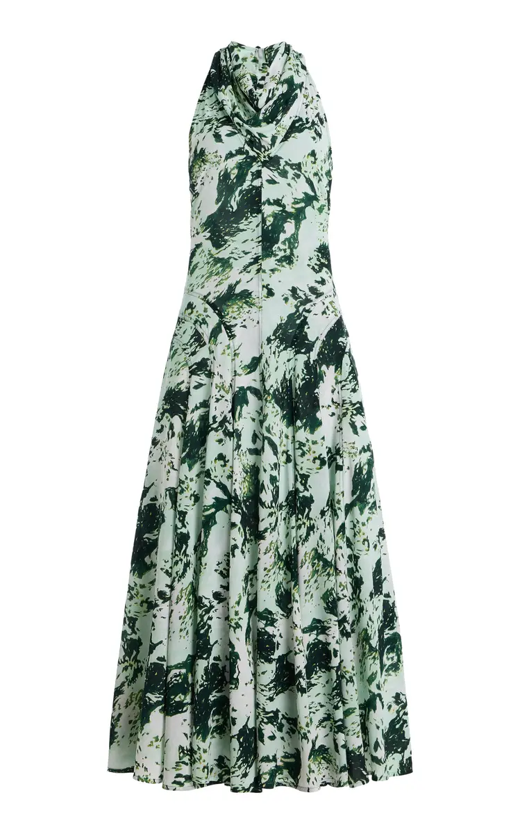 Proenza Schouler Adelide Printed Midi Dress | Thumbnail 6