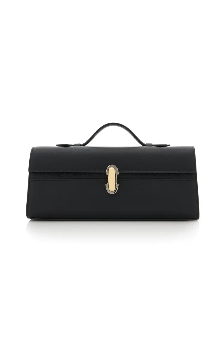 Savette The Slim Symmetry Leather Pochette | Image 1 Savette The Slim Symmetry Leather Pochette | Image 1