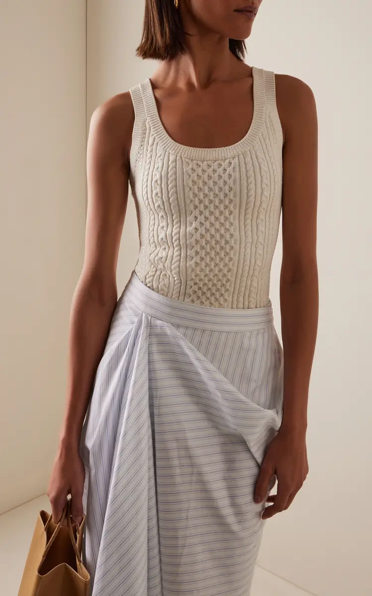 JW Anderson Cable-Knit Tank Top | Thumbnail 2 JW Anderson Cable-Knit Tank Top | Thumbnail 2
