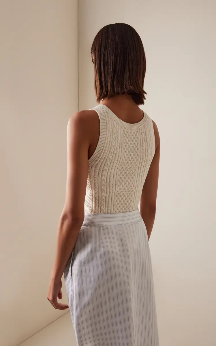 JW Anderson Cable-Knit Tank Top | Thumbnail 4 JW Anderson Cable-Knit Tank Top | Thumbnail 4