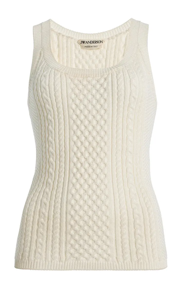 JW Anderson Cable-Knit Tank Top