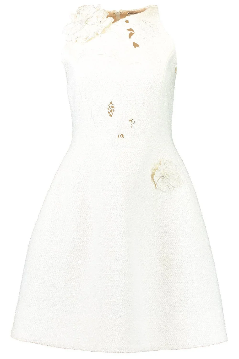 Floral Tweed Cocktail Dress