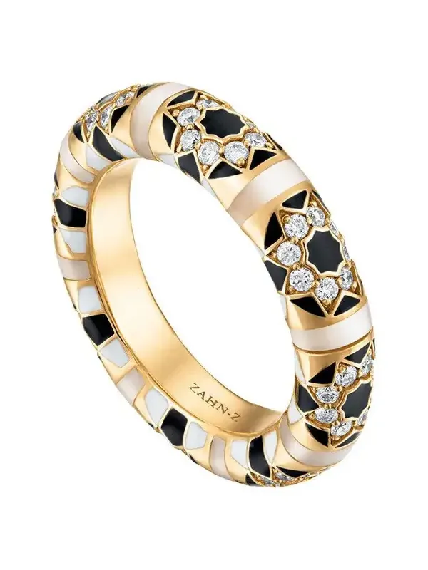 Pearl Diamond Sadaf Ring