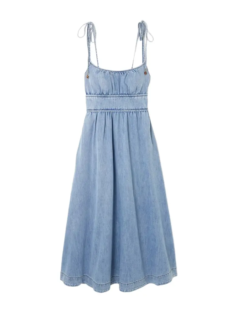Wanderlust Denim Midi Dress Wanderlust Denim Midi Dress