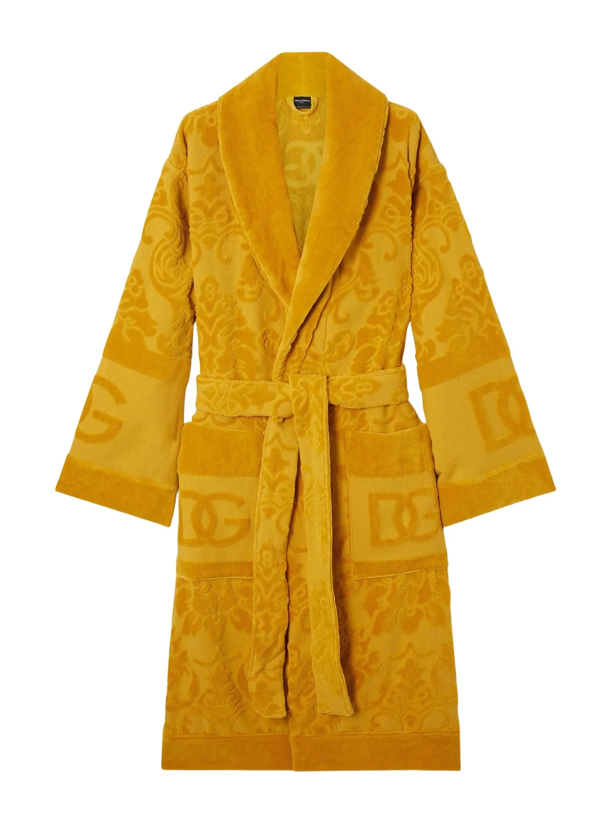 Dolce & Gabbana Cotton-terry Jacquard Robe