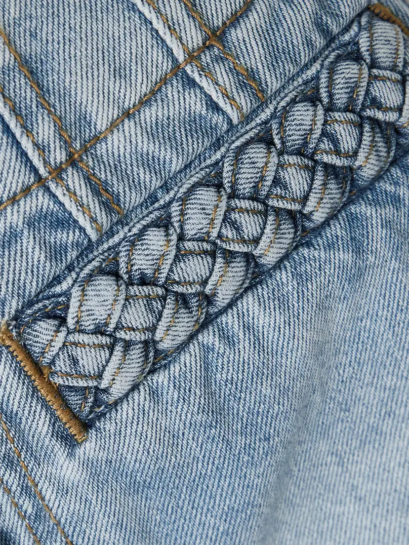 Zimmermann Wanderlust Denim Shorts | Thumbnail 5 Zimmermann Wanderlust Denim Shorts | Thumbnail 5