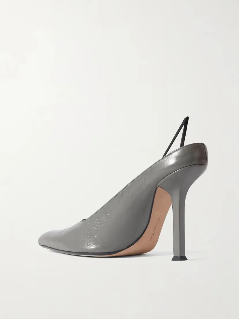 Calvin Klein Collection Suki Convertible Crinkled-leather Pumps | Thumbnail 3 Calvin Klein Collection Suki Convertible Crinkled-leather Pumps | Thumbnail 3