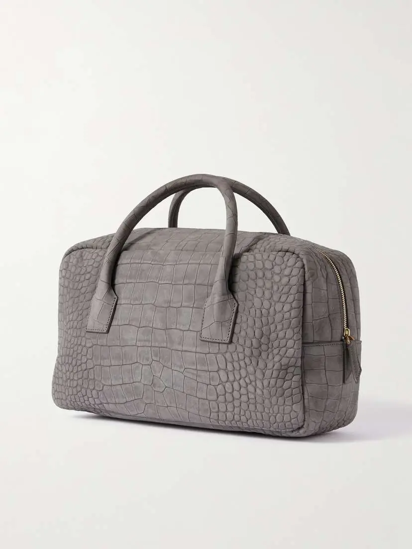 Calvin Klein Collection America Duffle Medium Croc-effect Suede Tote | Thumbnail 3 Calvin Klein Collection America Duffle Medium Croc-effect Suede Tote | Thumbnail 3