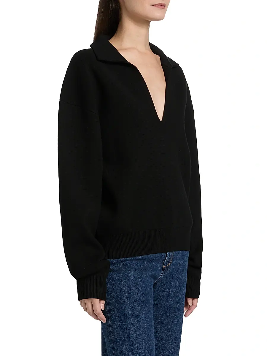 A.L.C. A. L.C. Women's Timmy Curved Sweater | Thumbnail 4 A.L.C. A. L.C. Women's Timmy Curved Sweater | Thumbnail 4