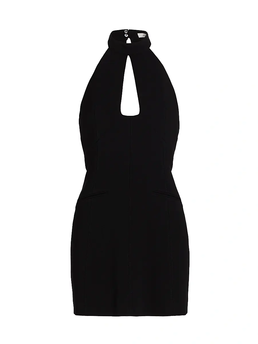 A.L.C. Women's Lucie Halterneck Minidress - Black | Image 1 A.L.C. Women's Lucie Halterneck Minidress - Black | Image 1