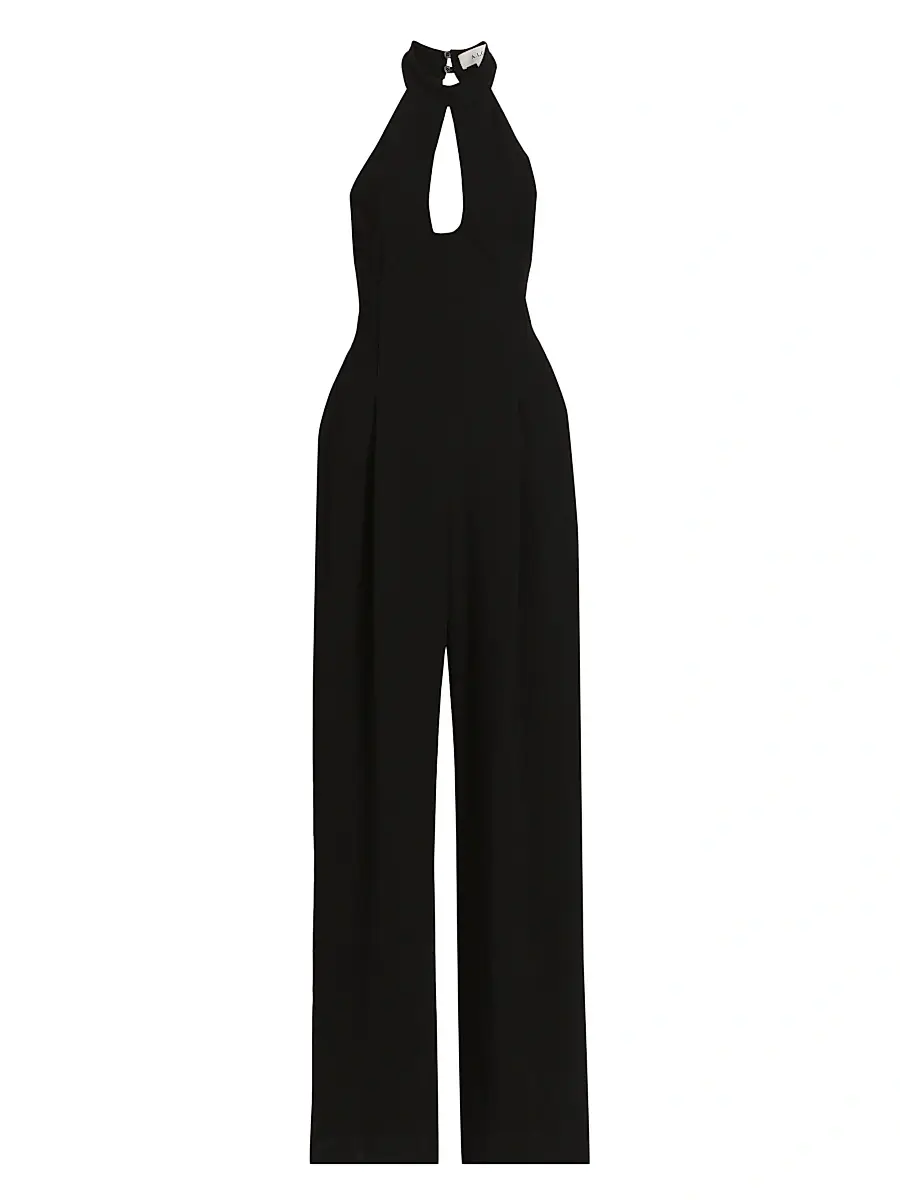 A.L.C. Women's Lucie Cutout Jumpsuit - Black | Image 1 A.L.C. Women's Lucie Cutout Jumpsuit - Black | Image 1
