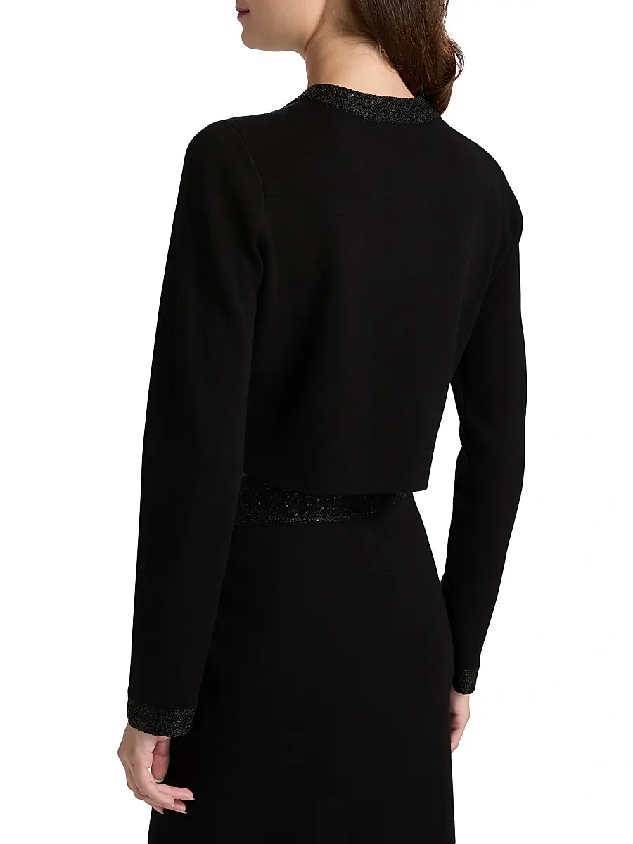 A.L.C. A. L.C. Women's Marley Embellished Long-Sleeve Crop Top | Thumbnail 5 A.L.C. A. L.C. Women's Marley Embellished Long-Sleeve Crop Top | Thumbnail 5