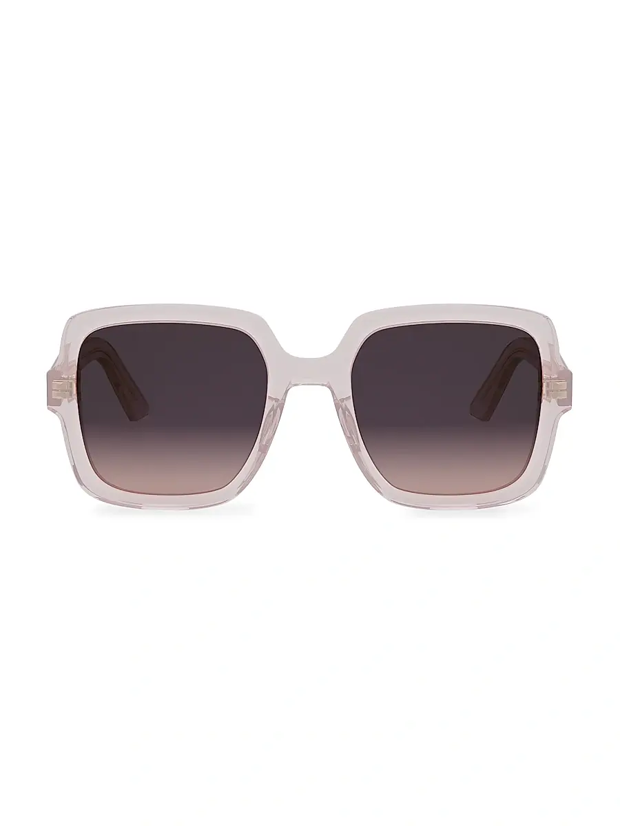 Dior Women's Diormidnight S4I 54MM Square Sunglasses - Grey Gradient Blue | Thumbnail 2 Dior Women's Diormidnight S4I 54MM Square Sunglasses - Grey Gradient Blue | Thumbnail 2