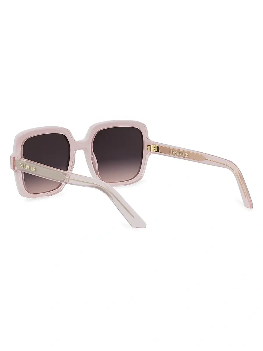 Dior Women's Diormidnight S4I 54MM Square Sunglasses - Grey Gradient Blue | Thumbnail 4 Dior Women's Diormidnight S4I 54MM Square Sunglasses - Grey Gradient Blue | Thumbnail 4