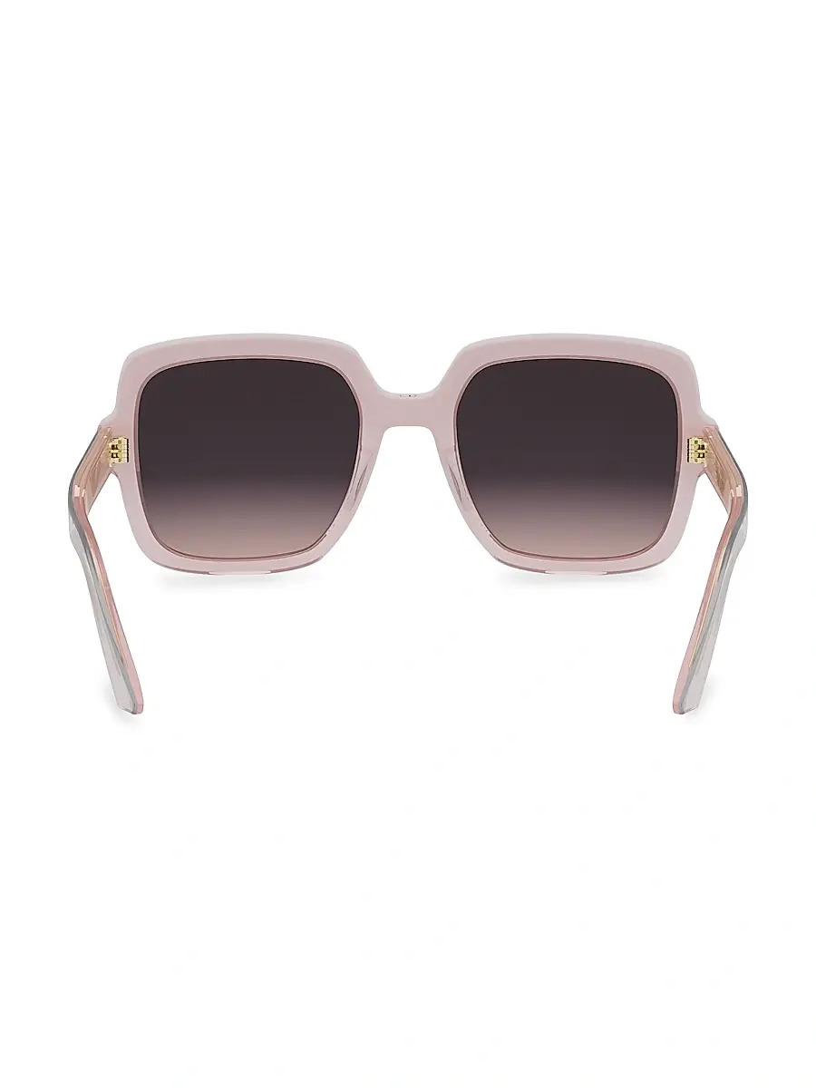 Dior Women's Diormidnight S4I 54MM Square Sunglasses - Grey Gradient Blue | Thumbnail 5 Dior Women's Diormidnight S4I 54MM Square Sunglasses - Grey Gradient Blue | Thumbnail 5