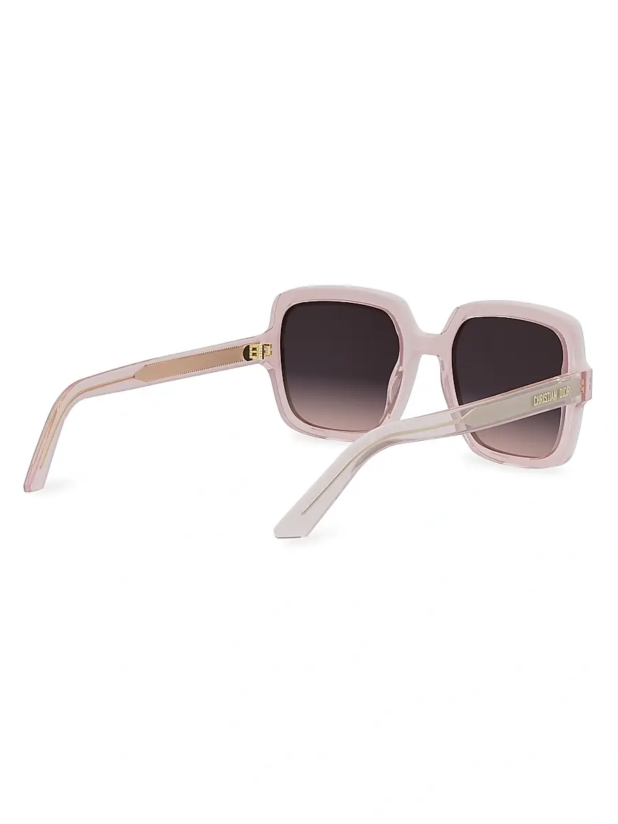 Dior Women's Diormidnight S4I 54MM Square Sunglasses - Grey Gradient Blue | Thumbnail 6 Dior Women's Diormidnight S4I 54MM Square Sunglasses - Grey Gradient Blue | Thumbnail 6