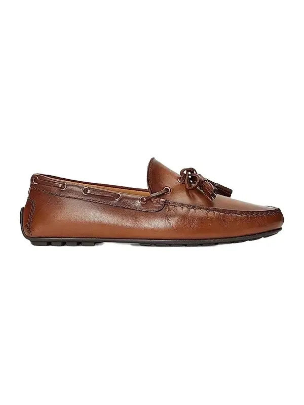 Men's Harold Hand-Burnished Leather Driving Loafers