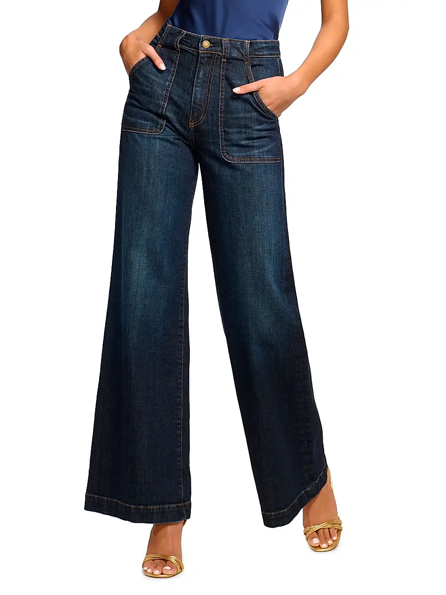 Ramy Brook Women's Theodora Wide-Leg Jeans | Thumbnail 3 Ramy Brook Women's Theodora Wide-Leg Jeans | Thumbnail 3