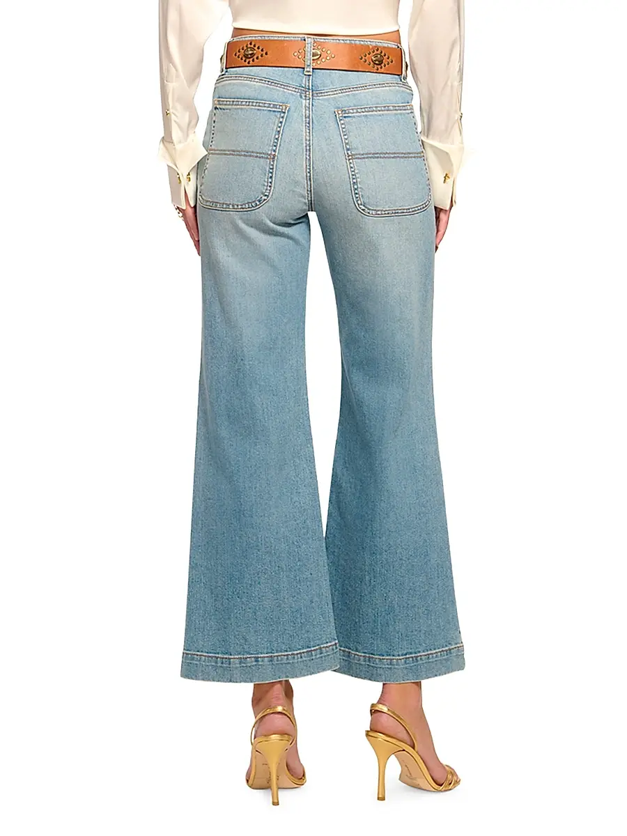 Ramy Brook Women's Clifford Wide-Leg Crop Jeans | Thumbnail 4 Ramy Brook Women's Clifford Wide-Leg Crop Jeans | Thumbnail 4