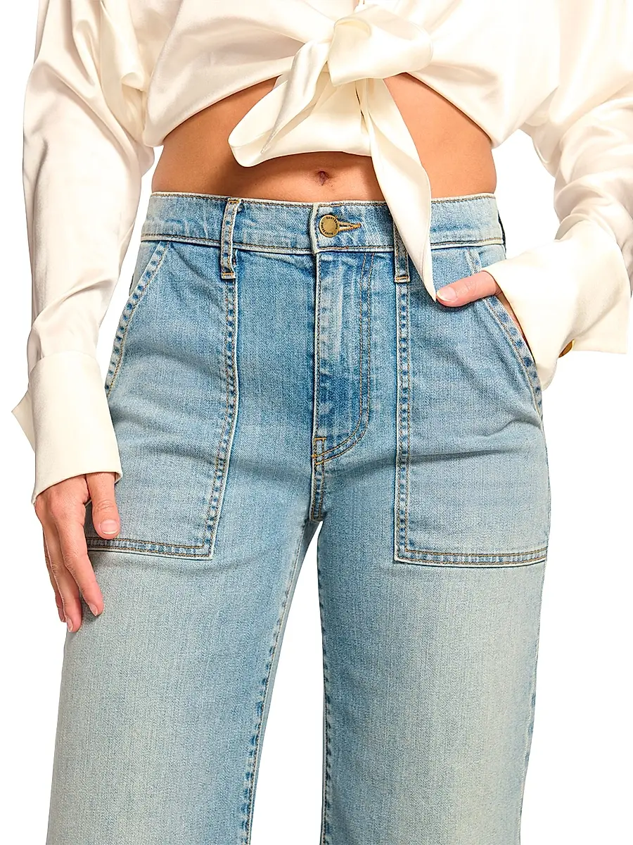 Ramy Brook Women's Clifford Wide-Leg Crop Jeans | Thumbnail 5 Ramy Brook Women's Clifford Wide-Leg Crop Jeans | Thumbnail 5