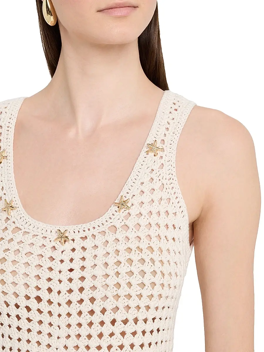 Generation Love Women's Ginger Embellished Crochet Fringe Tank | Thumbnail 5