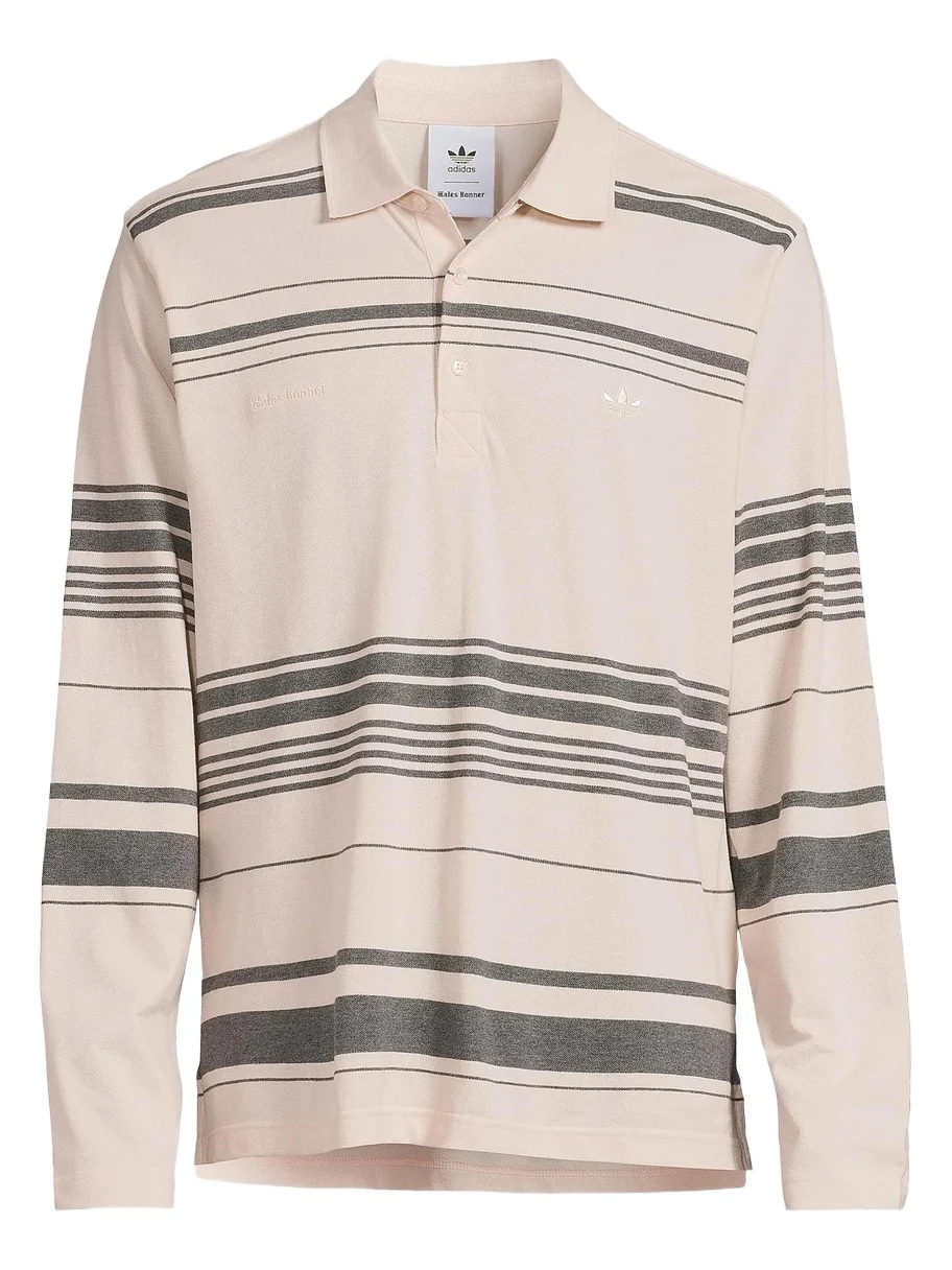 Men's adidas x Wales Bonner Striped Stretch-Cotton Polo Shirt