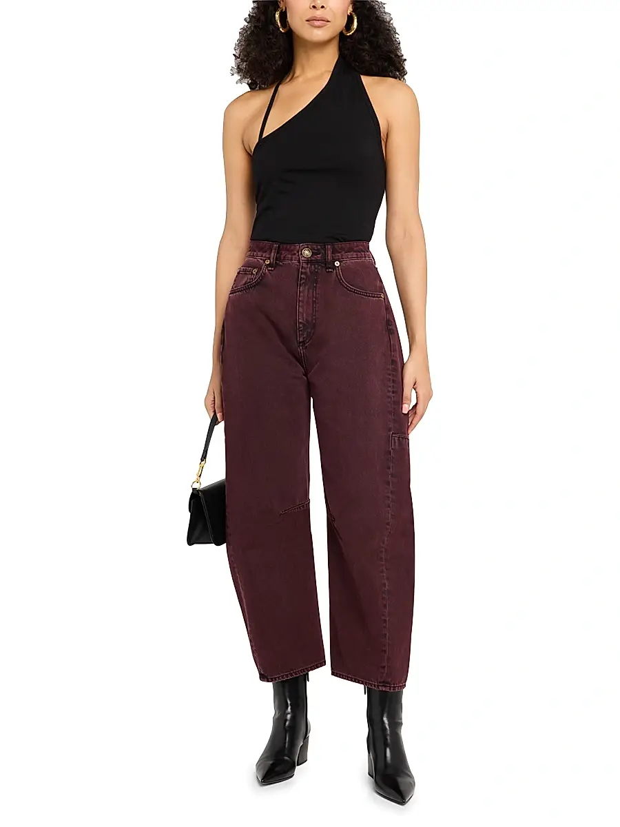 rag & bone Women's Charlie High-Rise Barrel-Leg Jeans | Thumbnail 2 rag & bone Women's Charlie High-Rise Barrel-Leg Jeans | Thumbnail 2