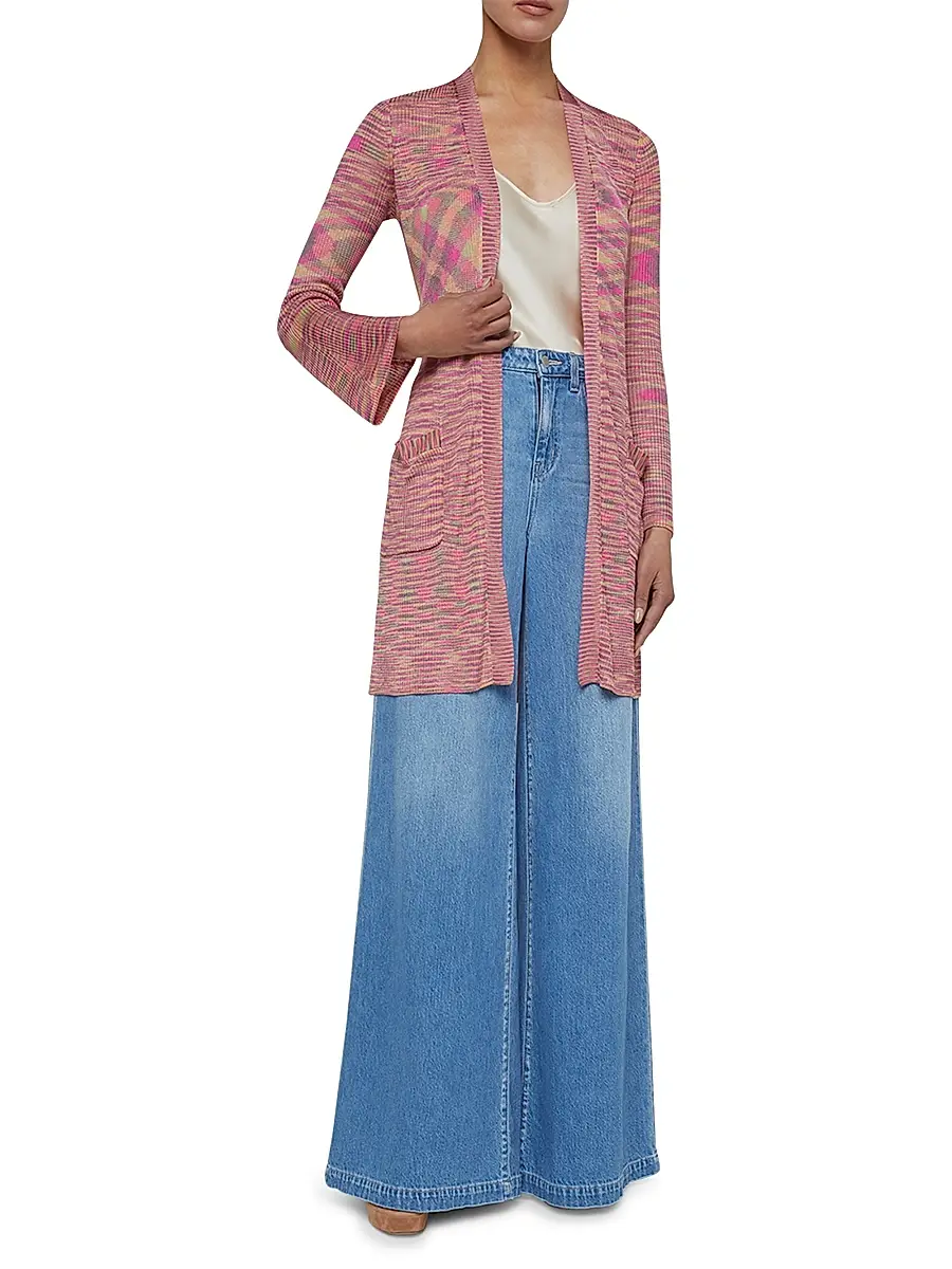 L'Agence Women's Neve Space-Dye Cardigan | Thumbnail 2 L'Agence Women's Neve Space-Dye Cardigan | Thumbnail 2