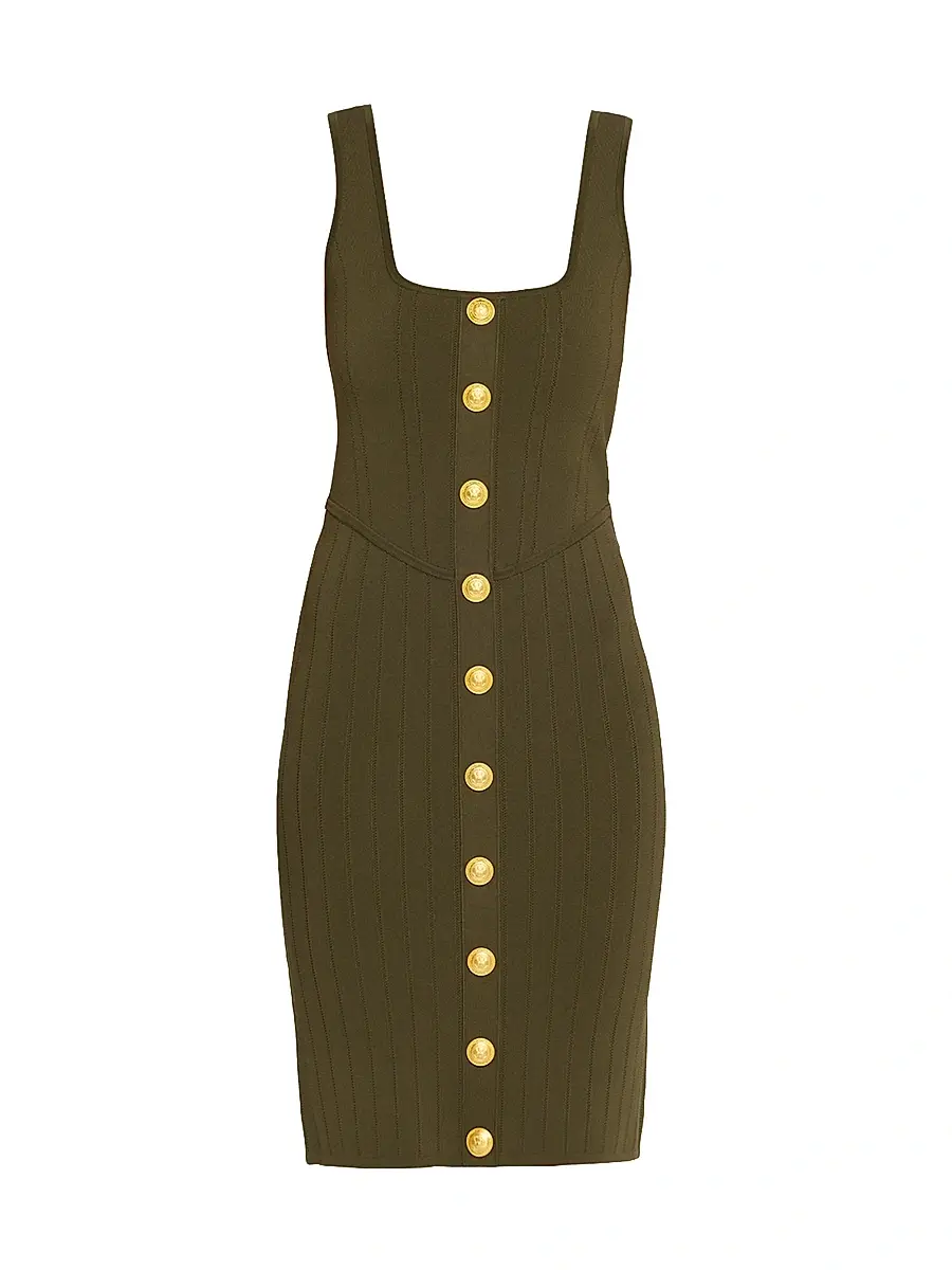 L'Agence Women's Soleil Knit Body-Con Knee-Length Dress